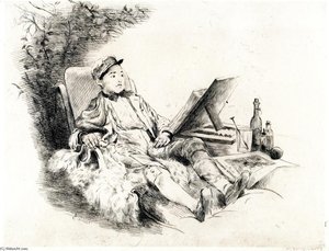 Portrait of Pierre Bracquemond