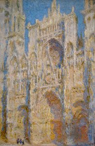 Rouen Cathedral, West Facade, Sunlight — Claude Monet