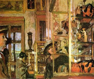 Ceramics (also Known As Display Cases In The Louvre) — Jean-édouard Vuillard, Post-impressionism