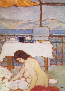 Nude On A Balcony — József Rippl-rónai