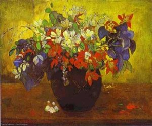 Bouquet Of Flowers — Eugène Henri Paul Gauguin, Post-impressionism