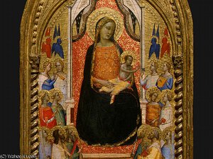Madonna And Child With Saints And Angels D3 — Bernardo Daddi