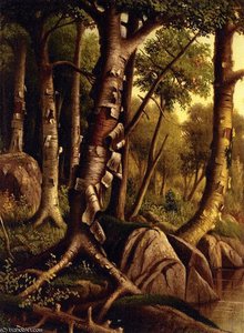 Birch Trees — Levi Wells Prentice