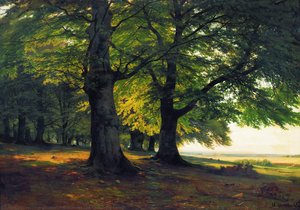 The Teutoburg Forest — Ivan Ivanovich Shishkin, Realism