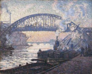 The Railway Bridge, Charenton — Christopher Richard Wynne Nevinson