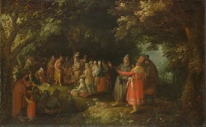 The Preaching of St John the Baptist, David Vinckboons, c. 1610