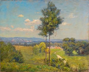 Curved Lane To A House — Theodore Clement Steele