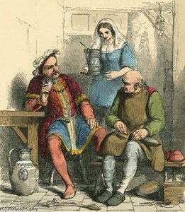 The King Drinking With The Cobbler — John Absolon