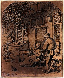 The Woman Winding Upon A Reel — Adriaen Van Ostade, Dutch Golden Age