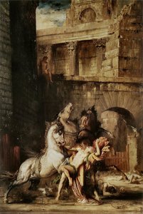 Diomède Dévoré Par Ses Chevaux — Gustave Moreau