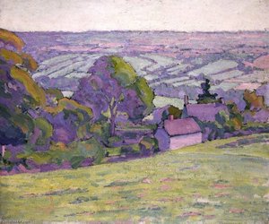 A Devonshire Valley, Number 1 — Robert Polhill Bevan