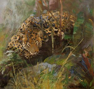 A Leopard — Cuthbert Edmund Swan