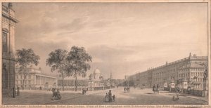 Berlin, Unter Den Linden. View Of The Lustgarten With Schlossbrücke, The Altes Museum, Cathedral, And Palace — Karl Friedrich Schinkel, Neoclassicism