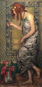 Princess With A Monkey — Janis Rozentāls