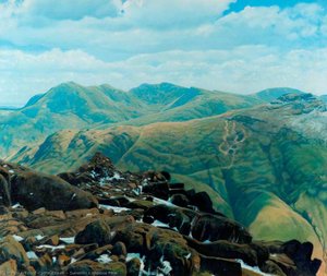 Summit, Langdale Pike — John Cheall