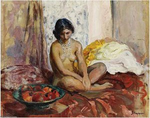 L'egyptienne Au Plateau De Fruits — Henri Lebasque