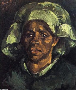 Peasant Woman, Portrait Of Gordina De Groot — Vincent Willem Van Gogh, Realism