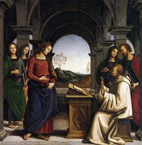 The Vision Of St Bernard — Pietro Perugino (pietro Vannucci)