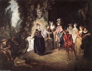 Untitled (5896) — Jean-antoine Watteau, Baroque