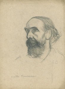 Study Of A Head For The Portrait Of Monsieur Victor Rousseau — Sir George Clausen