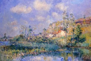 The Pond At Eysies — Albert-charles Lebourg