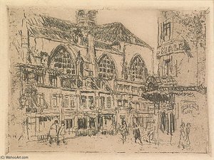 Old Brussels — Joseph M Raphael