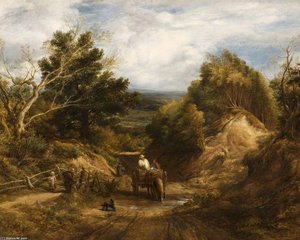 Crossing The Brook — John Linnell
