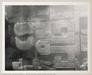 [relief Carvings, Mayan Ruins, Chichen Itza] — Octavio Medellín