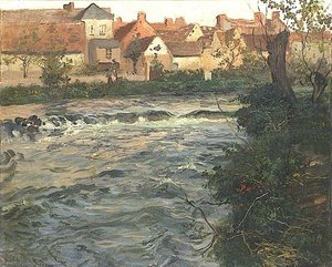 Landscape And River — Frits Thaulow
