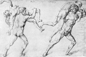 Abduction Of A Woman — Albrecht Dürer