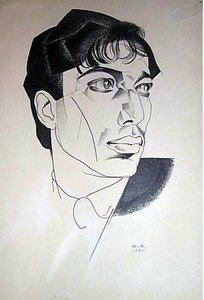 Portrait Of Poet Boris Pasternak — Jury Annenkov