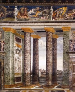 Decoration Of The Sala Delle Prospettive — Baldassare Peruzzi, Renaissance Mannerism