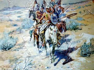 Return Of The Warriors, (painting) — Charles Marion Russell