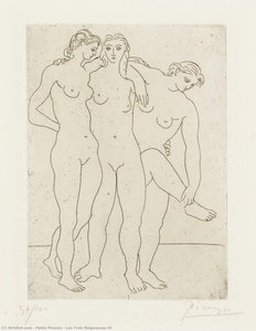 Les Trois Baigneuses Iii — Pablo Picasso