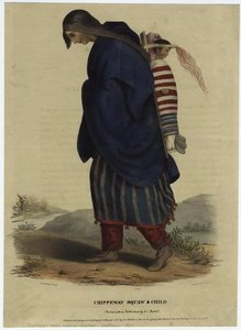 Chippeway [chippewa] Squaw ^ Child — Charles Bird King