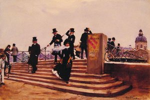Pont Des Arts (also Known As Windy Day) — Jean Georges Béraud