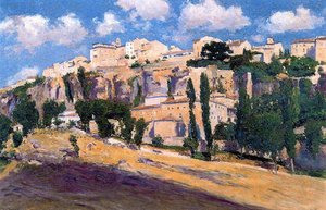 La hoz del Júcar. Vista de Cuenca