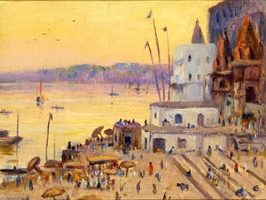 Evening Hour Benares — Eliot Clark