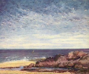 Sea Coast In Normandy — Gustave Courbet, Realism