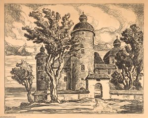 The Castle By The Sea — Birger Sandzen