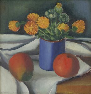Still Life With A Tablecloth — Milan Laluha, Classical Still Life