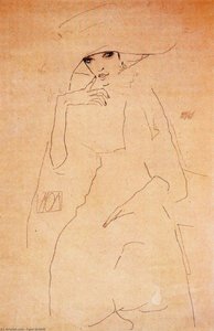 Untitled (9111) — Egon Schiele, Expressionist Egon Schiele