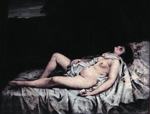 Reclining Nude — Gustave Courbet