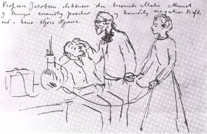 At The Clinic Of Dr. Jacobson — Edvard Munch, Expressionism