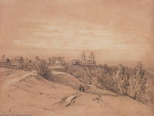 Sparrow Hills Near Moscow — Aleksey Savrasov, Realism