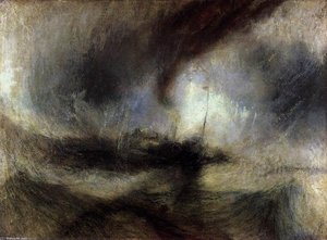 Snow Storm: Steam-boat Off A Harbour's Mouth — Joseph Mallord William Turner, Romanticism