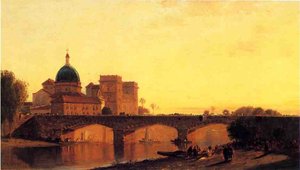 View Of Alexandria — Samuel Colman