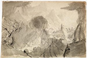 Study For Expulsion — Thomas Cole