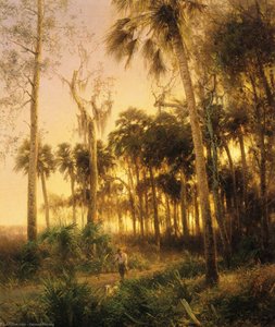 Sunset near Low Creek, Florida