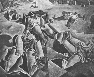 Women Lying On The Beach, 1926 — Salvador Dalí